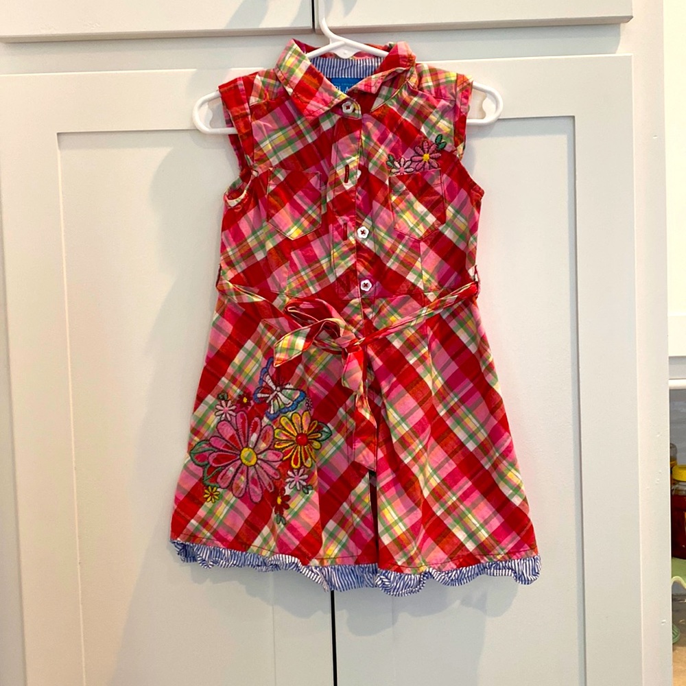 Girl plaid dress